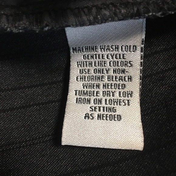 Worthington Wide Leg 12P Black on gray modern fit - Picture 5 of 6